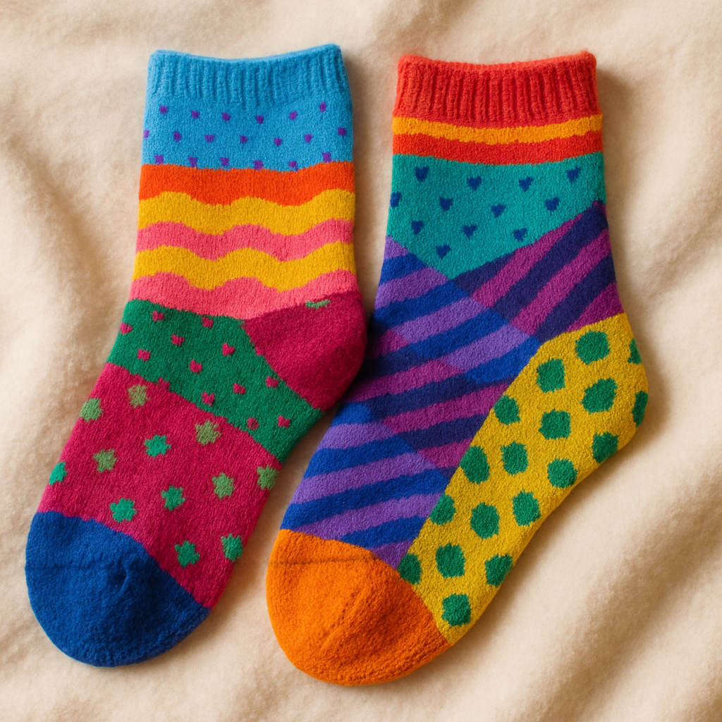 Chaussettes colorées